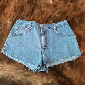 Cut off jean shorts